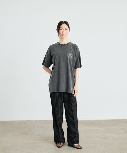 SHIPS / シップス Tシャツ | City Ambient Products: フラワー プリント フェード ピグメント Tシャツ | 詳細12