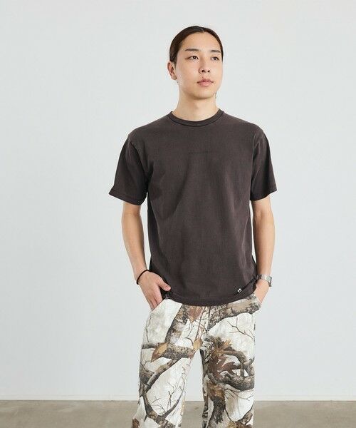 SHIPS / シップス Tシャツ | City Ambient Products: フラワー プリント フェード ピグメント Tシャツ | 詳細25