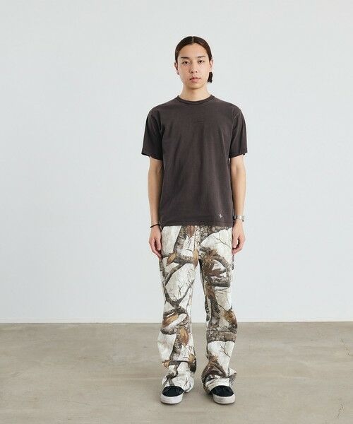 SHIPS / シップス Tシャツ | City Ambient Products: フラワー プリント フェード ピグメント Tシャツ | 詳細27