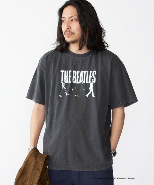 SHIPS / シップス Tシャツ | SHIPS: THE BEATLES フォトグラフィック Tシャツ(ダークグレー)