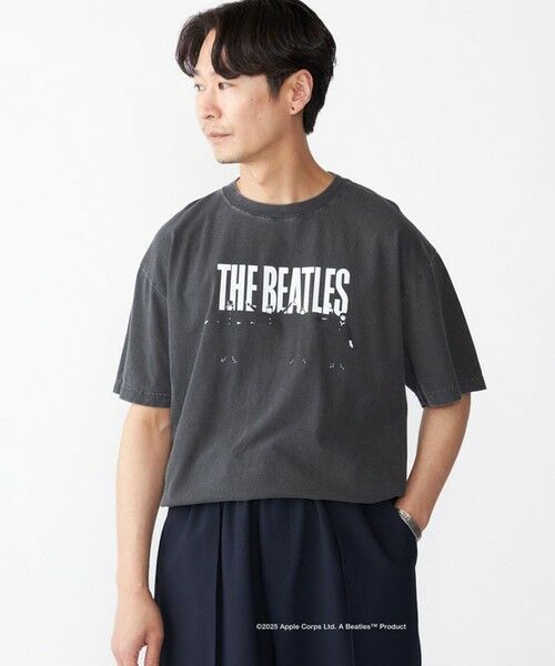 SHIPS / シップス Tシャツ | SHIPS: THE BEATLES フォトグラフィック Tシャツ(ブラック)