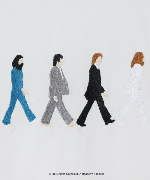SHIPS / シップス Tシャツ | 【WEB限定】SHIPS: THE BEATLES エンブロイダリー Tシャツ 24SS | 詳細1
