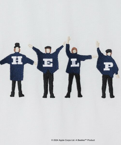 SHIPS / シップス Tシャツ | 【WEB限定】SHIPS: THE BEATLES エンブロイダリー Tシャツ 24SS | 詳細3