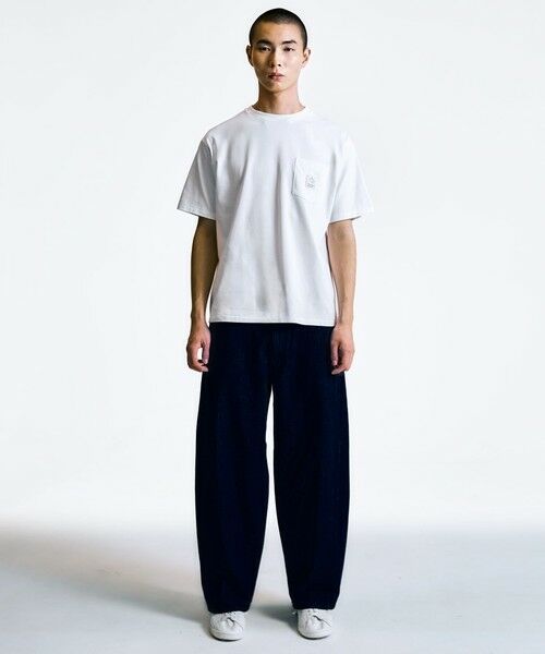 SHIPS / シップス Tシャツ | City Ambient Products: スクエアロゴ ポケット Tシャツ | 詳細1