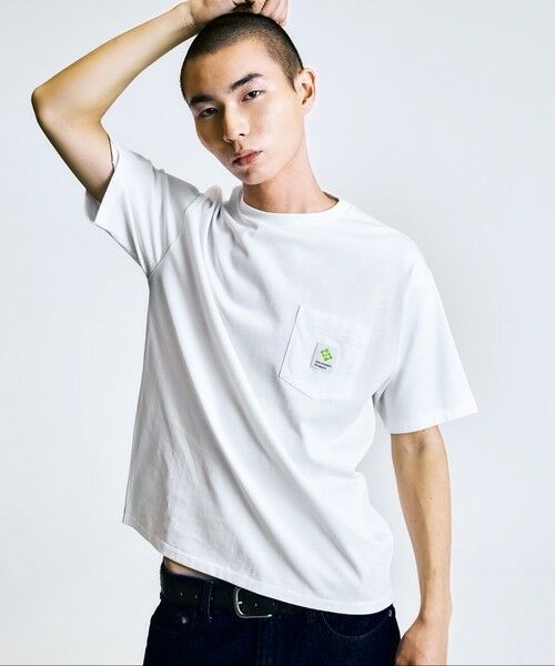 SHIPS / シップス Tシャツ | City Ambient Products: スクエアロゴ ポケット Tシャツ | 詳細10