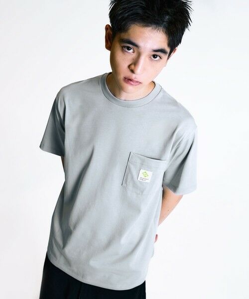 SHIPS / シップス Tシャツ | City Ambient Products: スクエアロゴ ポケット Tシャツ | 詳細30