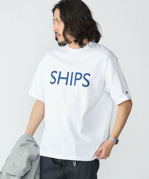 SHIPS / シップス Tシャツ | 【SHIPS別注】Champion: SHIPS ロゴ プリント Tシャツ | 詳細2