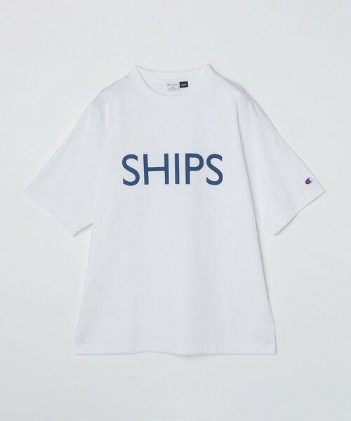 SHIPS / シップス Tシャツ | 【SHIPS別注】Champion: SHIPS ロゴ プリント Tシャツ | 詳細3