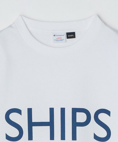 SHIPS / シップス Tシャツ | 【SHIPS別注】Champion: SHIPS ロゴ プリント Tシャツ | 詳細4
