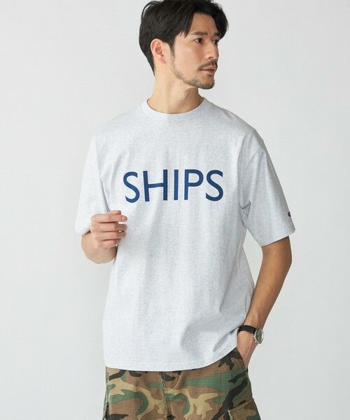 SHIPS / シップス Tシャツ | 【SHIPS別注】Champion: SHIPS ロゴ プリント Tシャツ | 詳細12