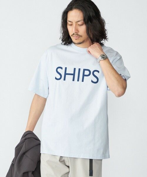 SHIPS / シップス Tシャツ | 【SHIPS別注】Champion: SHIPS ロゴ プリント Tシャツ | 詳細16