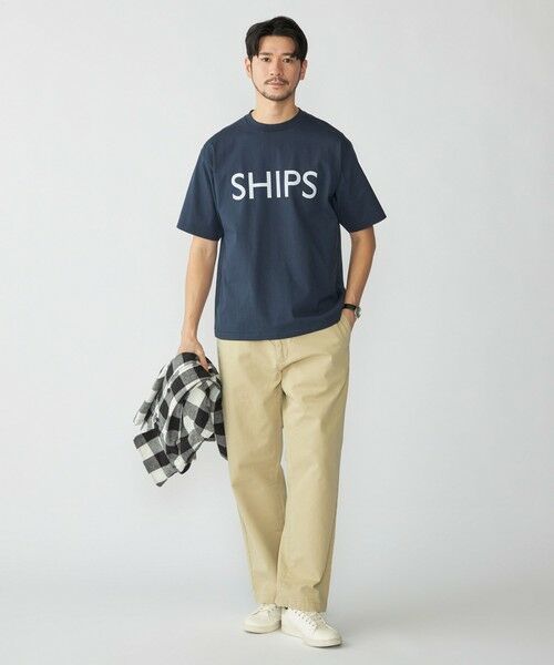 SHIPS / シップス Tシャツ | 【SHIPS別注】Champion: SHIPS ロゴ プリント Tシャツ | 詳細19