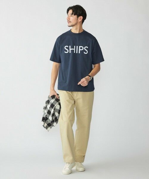 SHIPS / シップス Tシャツ | 【SHIPS別注】Champion: SHIPS ロゴ プリント Tシャツ | 詳細20