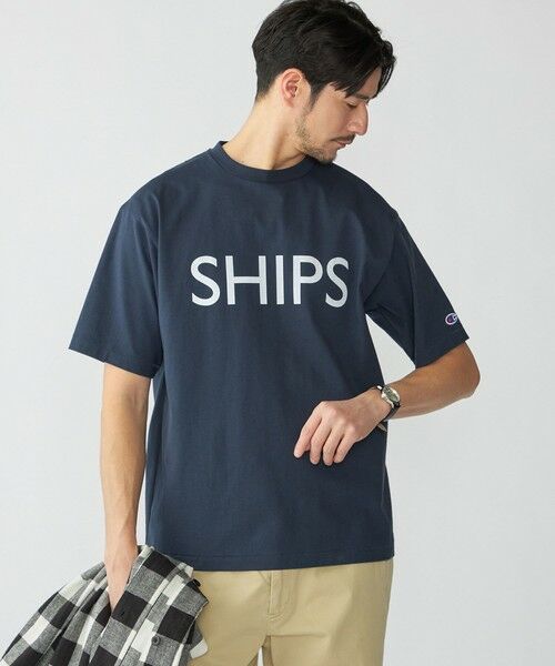 SHIPS / シップス Tシャツ | 【SHIPS別注】Champion: SHIPS ロゴ プリント Tシャツ | 詳細24