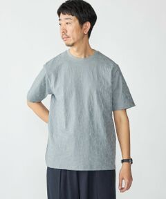 SHIPS / シップス Tシャツ | SHIPS: リンクス ジャカード リーフ Tシャツ