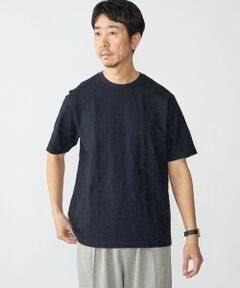 SHIPS / シップス Tシャツ | SHIPS: リンクス ジャカード リーフ Tシャツ