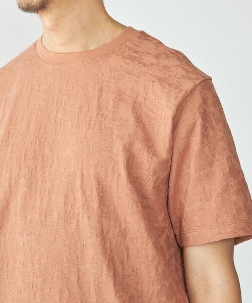 SHIPS / シップス Tシャツ | SHIPS: リンクス ジャカード リーフ Tシャツ | 詳細8