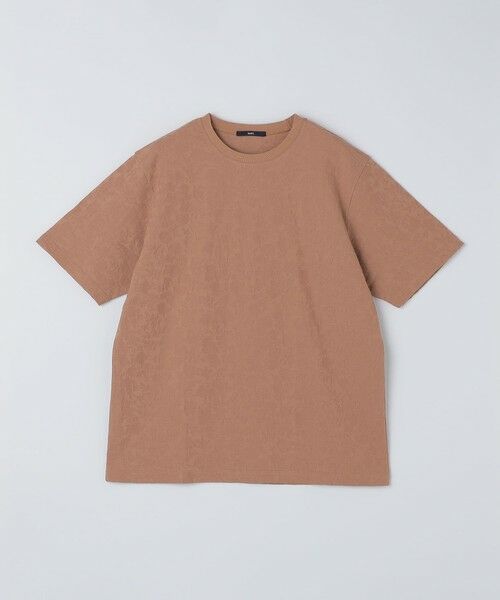 SHIPS / シップス Tシャツ | SHIPS: リンクス ジャカード リーフ Tシャツ | 詳細9