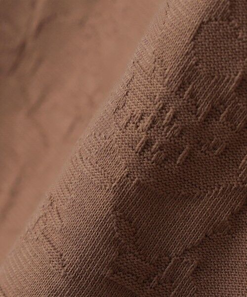 SHIPS / シップス Tシャツ | SHIPS: リンクス ジャカード リーフ Tシャツ | 詳細10