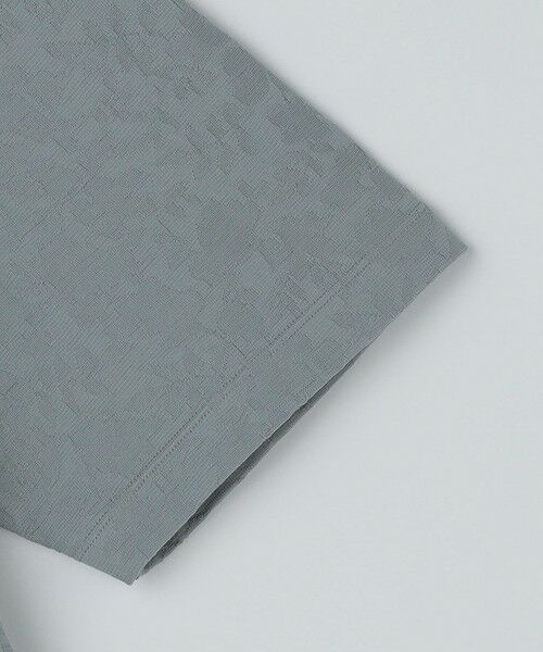 SHIPS / シップス Tシャツ | SHIPS: リンクス ジャカード リーフ Tシャツ | 詳細18