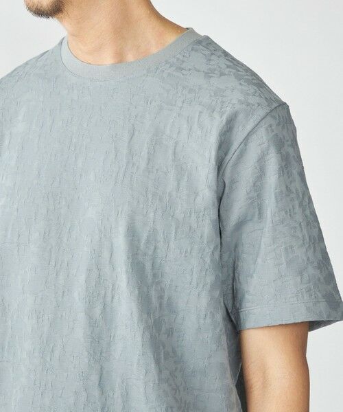 SHIPS / シップス Tシャツ | SHIPS: リンクス ジャカード リーフ Tシャツ | 詳細13