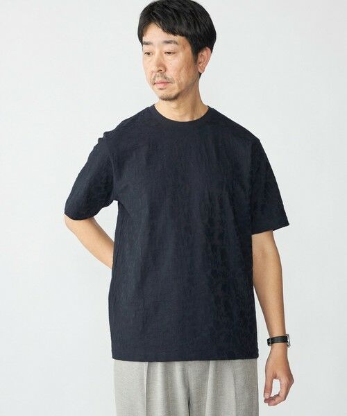 SHIPS / シップス Tシャツ | SHIPS: リンクス ジャカード リーフ Tシャツ | 詳細22