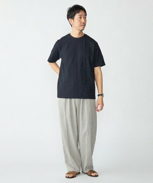 SHIPS / シップス Tシャツ | SHIPS: リンクス ジャカード リーフ Tシャツ | 詳細21