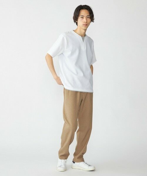 SHIPS / シップス Tシャツ | SHIPS: キー ネック フェイクレイヤード Tシャツ | 詳細1