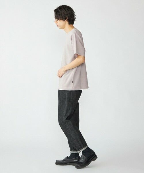 SHIPS / シップス Tシャツ | SHIPS: キー ネック フェイクレイヤード Tシャツ | 詳細8