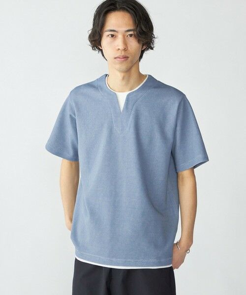 SHIPS / シップス Tシャツ | SHIPS: キー ネック フェイクレイヤード Tシャツ | 詳細25