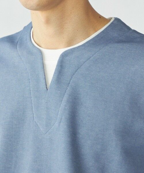 SHIPS / シップス Tシャツ | SHIPS: キー ネック フェイクレイヤード Tシャツ | 詳細26