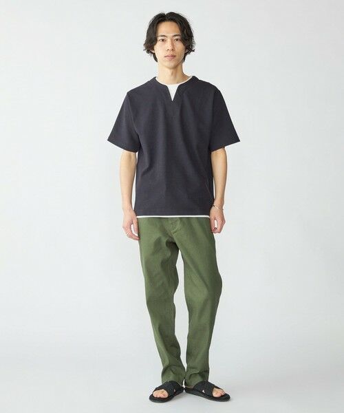 SHIPS / シップス Tシャツ | SHIPS: キー ネック フェイクレイヤード Tシャツ | 詳細30