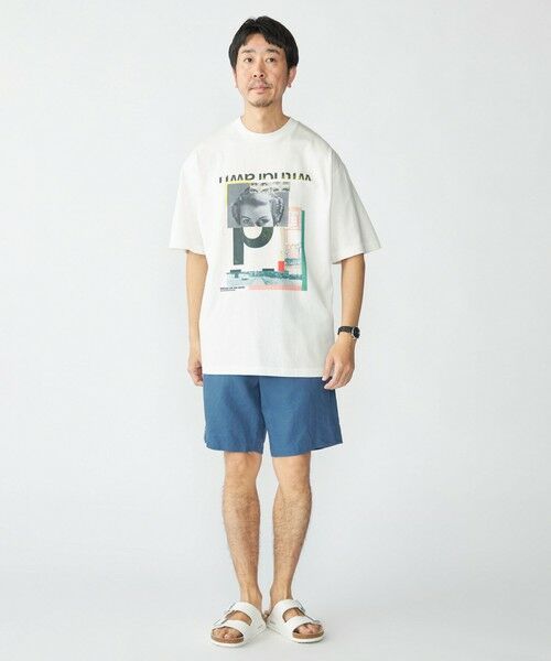 SHIPS / シップス Tシャツ | STUDIO BLANCHE: キリマンジャロ ワークス プリント Tシャツ | 詳細1