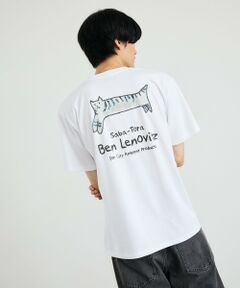 SHIPS / シップス Tシャツ | 【City Ambient Products別注】Ben Lenovitz: DOG CAT Tシャツ