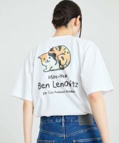 SHIPS / シップス Tシャツ | 【City Ambient Products別注】Ben Lenovitz: DOG CAT Tシャツ