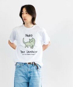 SHIPS / シップス Tシャツ | 【City Ambient Products別注】Ben Lenovitz: DOG CAT Tシャツ