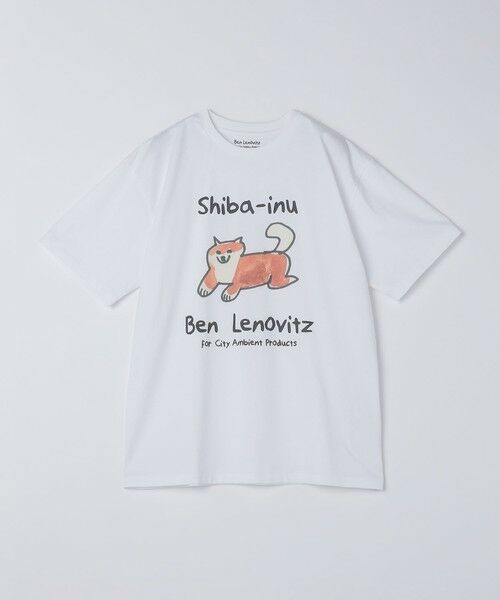 SHIPS / シップス Tシャツ | 【City Ambient Products別注】Ben Lenovitz: DOG CAT Tシャツ | 詳細9