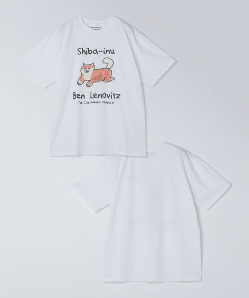 SHIPS / シップス Tシャツ | 【City Ambient Products別注】Ben Lenovitz: DOG CAT Tシャツ | 詳細10