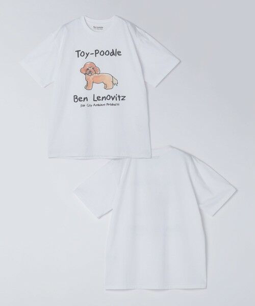 SHIPS / シップス Tシャツ | 【City Ambient Products別注】Ben Lenovitz: DOG CAT Tシャツ | 詳細14