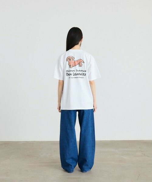 SHIPS / シップス Tシャツ | 【City Ambient Products別注】Ben Lenovitz: DOG CAT Tシャツ | 詳細26