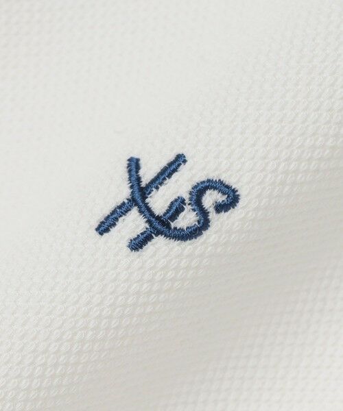 SHIPS / シップス Tシャツ | 【WEB限定】SHIPS: ワンポイント ロゴ バーズアイ ヘンリーネック Tシャツ 24SS | 詳細5