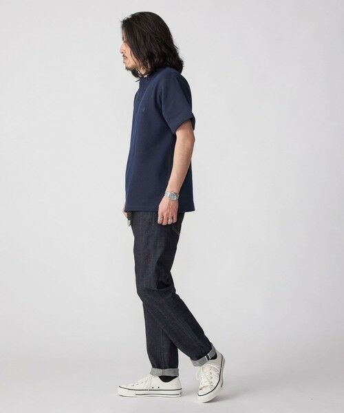 SHIPS / シップス Tシャツ | 【WEB限定】SHIPS: ワンポイント ロゴ バーズアイ ヘンリーネック Tシャツ 24SS | 詳細13