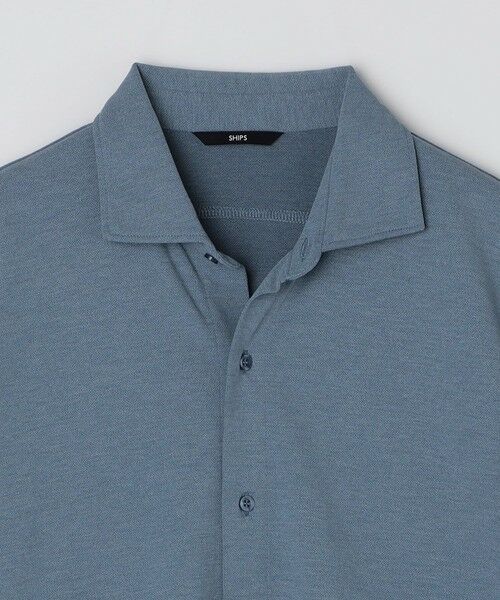 SHIPS / シップス Tシャツ | SHIPS:〈遮熱/接触冷感/吸水速乾/紫外線カット〉セミワイド カノコ ショートスリーブ シャツ | 詳細3