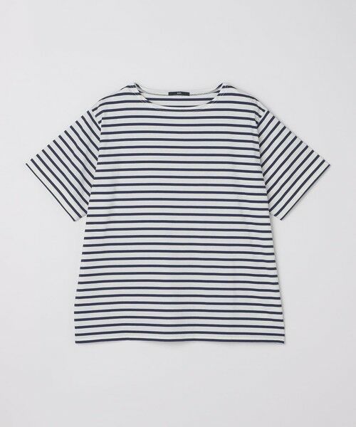 SHIPS / シップス Tシャツ | SHIPS: ショートスリーブ ボーダー バスク シャツ | 詳細1