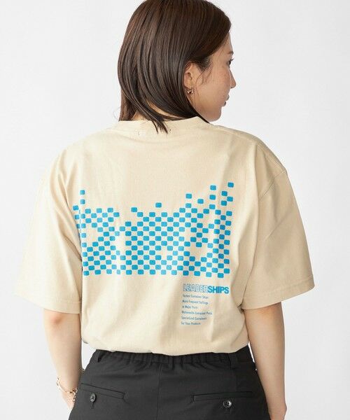 SHIPS / シップス Tシャツ | 【WEB限定】SHIPS: SHIPS Co. デザイン プリント Tシャツ(ベージュ)