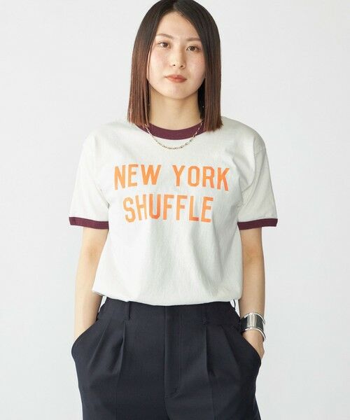 SHIPS / シップス Tシャツ | 【SHIPS別注】THE DAY ON THE BEACH: プリント リンガー Tシャツ | 詳細30