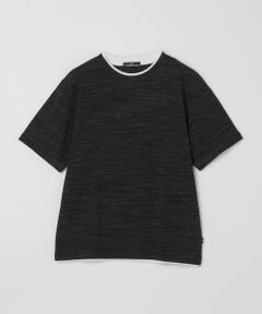 SHIPS / シップス Tシャツ | SHIPS: フェイク レイヤード ピケ クルーネック Tシャツ