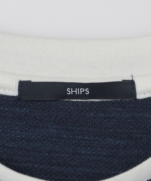 SHIPS / シップス Tシャツ | SHIPS: フェイク レイヤード ピケ クルーネック Tシャツ | 詳細10