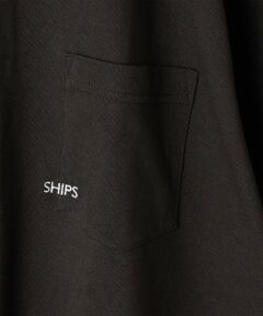 SHIPS / シップス Tシャツ | 【WEB限定】SHIPS: マイクロ SHIPSロゴ ポケット Tシャツ