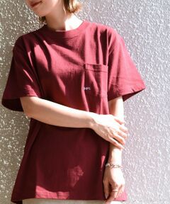 SHIPS / シップス Tシャツ | 【WEB限定】SHIPS: マイクロ SHIPSロゴ ポケット Tシャツ